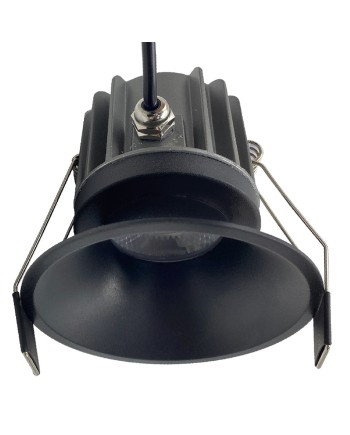 ROMBOK * Empotrable LED CCT Negro 12W IP65